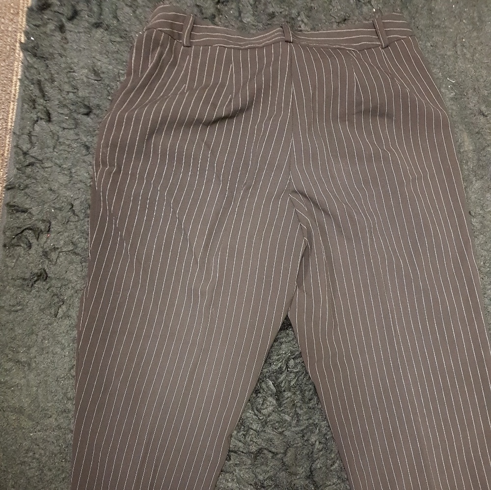 Peddle pushers knickers black with white pinstripe